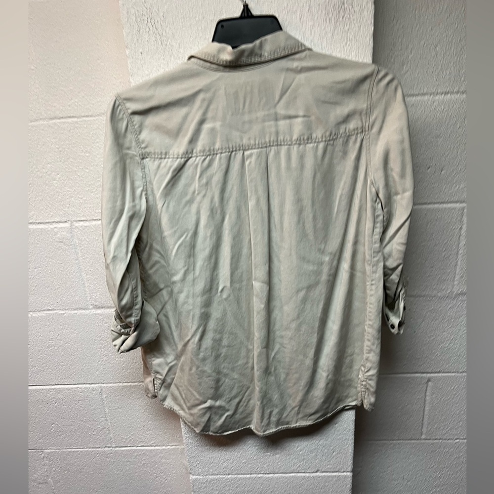 Express Women’s Light Tan Button-Up Jacket - Picture 5 of 6